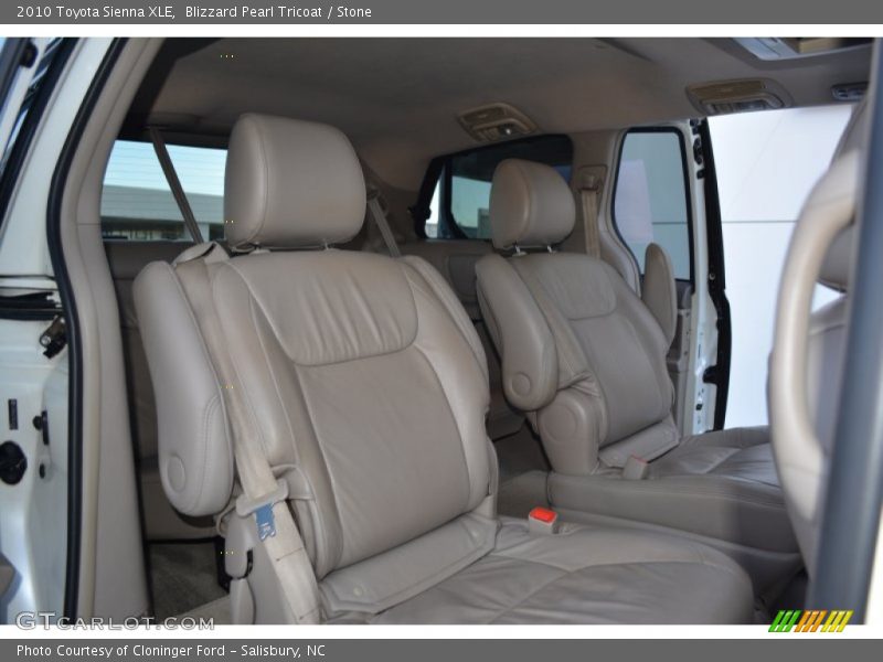 Blizzard Pearl Tricoat / Stone 2010 Toyota Sienna XLE