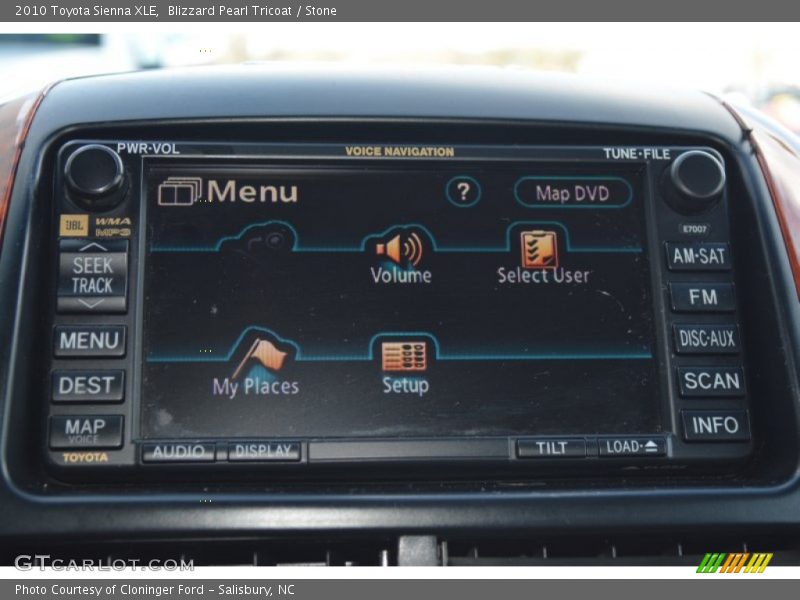 Blizzard Pearl Tricoat / Stone 2010 Toyota Sienna XLE