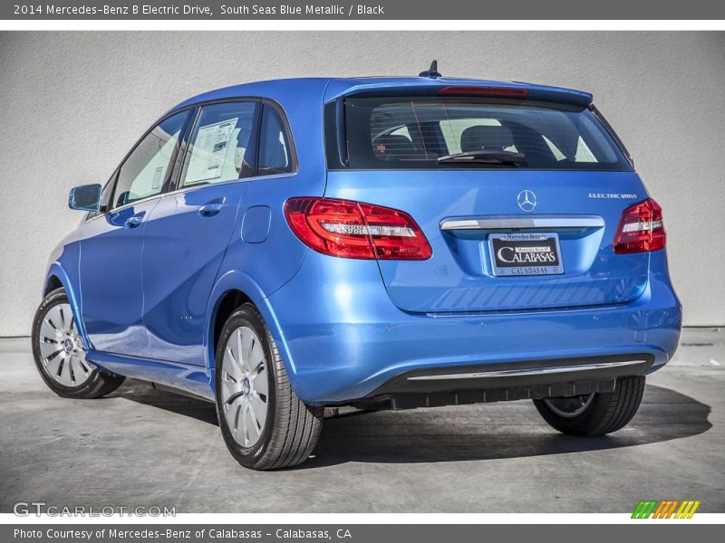 South Seas Blue Metallic / Black 2014 Mercedes-Benz B Electric Drive