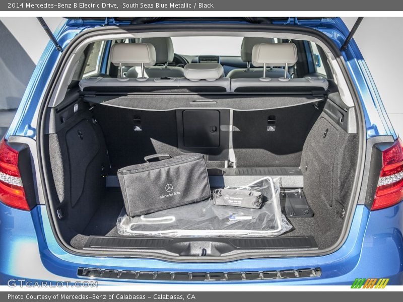 South Seas Blue Metallic / Black 2014 Mercedes-Benz B Electric Drive