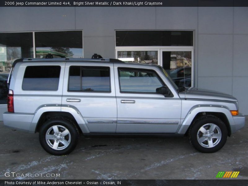 Bright Silver Metallic / Dark Khaki/Light Graystone 2006 Jeep Commander Limited 4x4