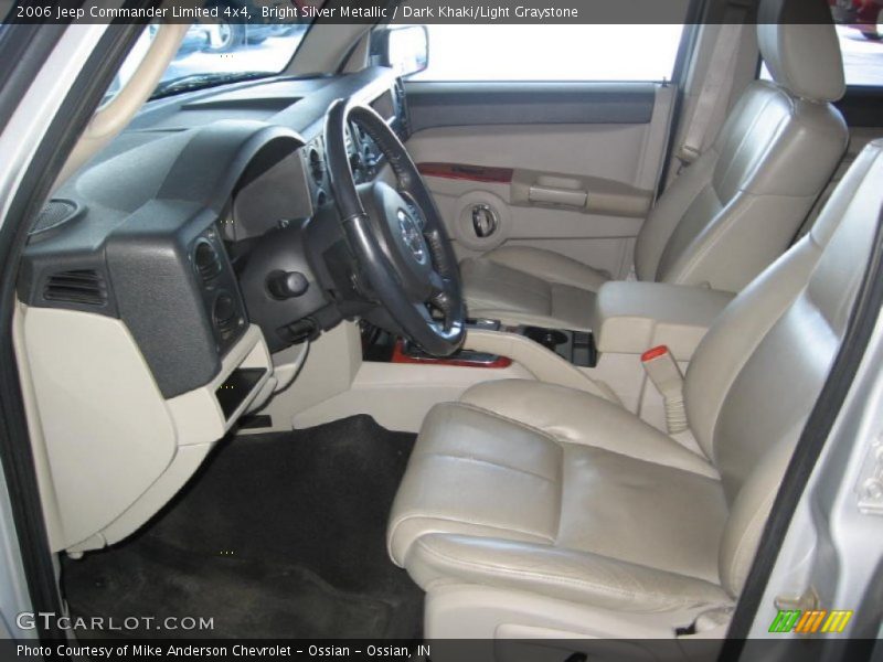 Bright Silver Metallic / Dark Khaki/Light Graystone 2006 Jeep Commander Limited 4x4