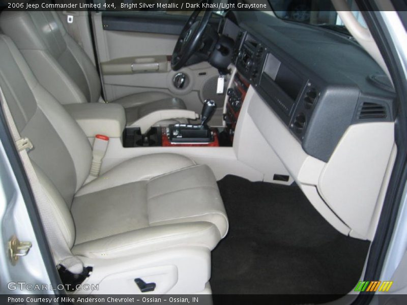 Bright Silver Metallic / Dark Khaki/Light Graystone 2006 Jeep Commander Limited 4x4