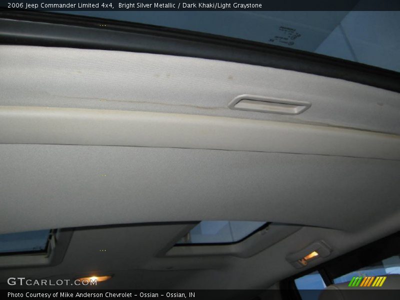 Bright Silver Metallic / Dark Khaki/Light Graystone 2006 Jeep Commander Limited 4x4