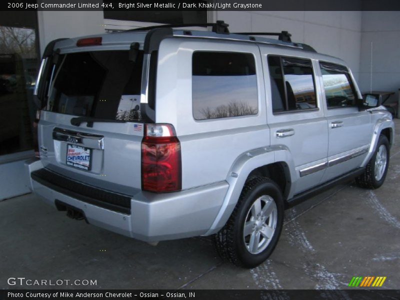 Bright Silver Metallic / Dark Khaki/Light Graystone 2006 Jeep Commander Limited 4x4