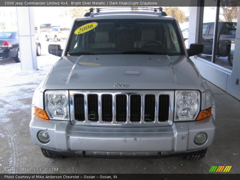 Bright Silver Metallic / Dark Khaki/Light Graystone 2006 Jeep Commander Limited 4x4
