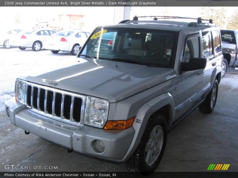 Bright Silver Metallic / Dark Khaki/Light Graystone 2006 Jeep Commander Limited 4x4