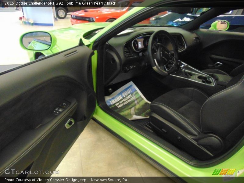 Sublime Green Pearl / Black 2015 Dodge Challenger SRT 392