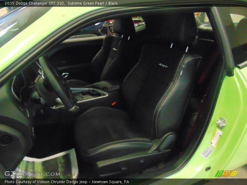 Sublime Green Pearl / Black 2015 Dodge Challenger SRT 392