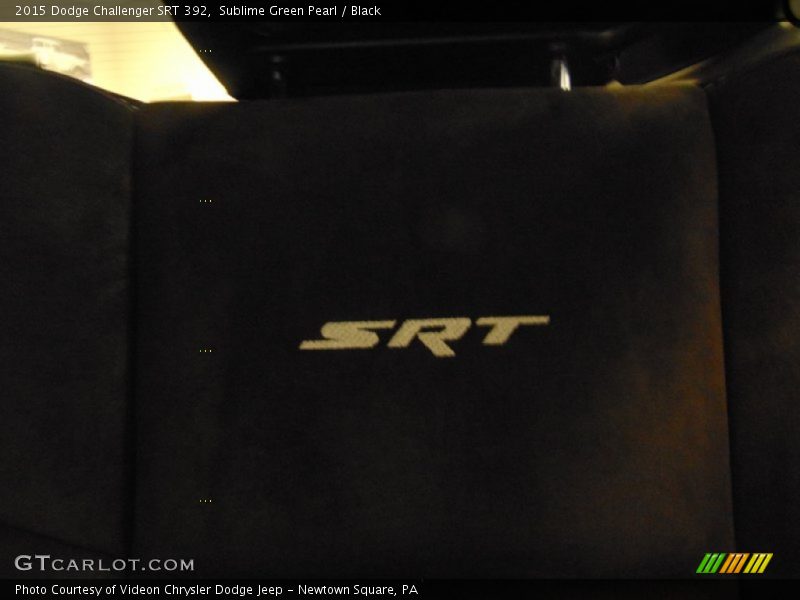 Sublime Green Pearl / Black 2015 Dodge Challenger SRT 392