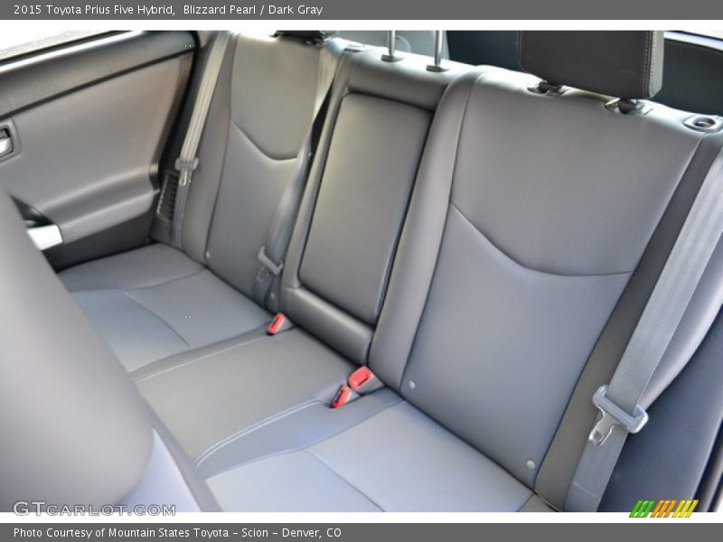Blizzard Pearl / Dark Gray 2015 Toyota Prius Five Hybrid