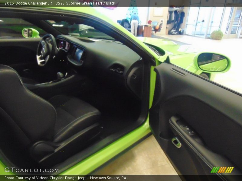 Sublime Green Pearl / Black 2015 Dodge Challenger SRT 392