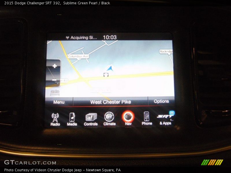 Sublime Green Pearl / Black 2015 Dodge Challenger SRT 392