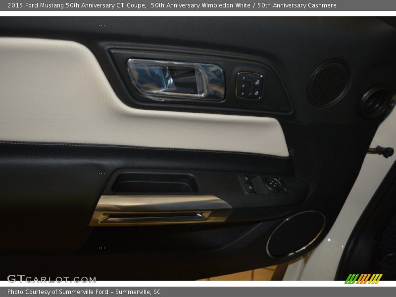 50th Anniversary Wimbledon White / 50th Anniversary Cashmere 2015 Ford Mustang 50th Anniversary GT Coupe