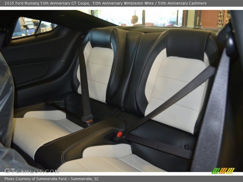 Rear Seat of 2015 Mustang 50th Anniversary GT Coupe