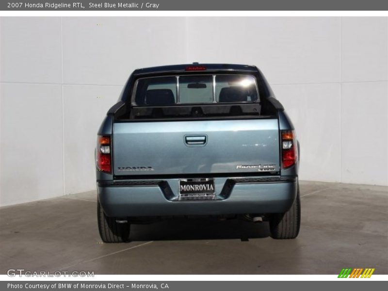Steel Blue Metallic / Gray 2007 Honda Ridgeline RTL
