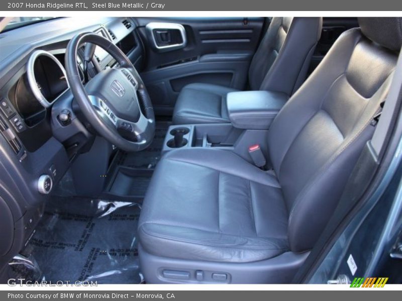 Steel Blue Metallic / Gray 2007 Honda Ridgeline RTL