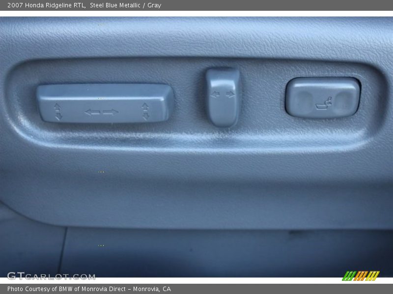 Steel Blue Metallic / Gray 2007 Honda Ridgeline RTL