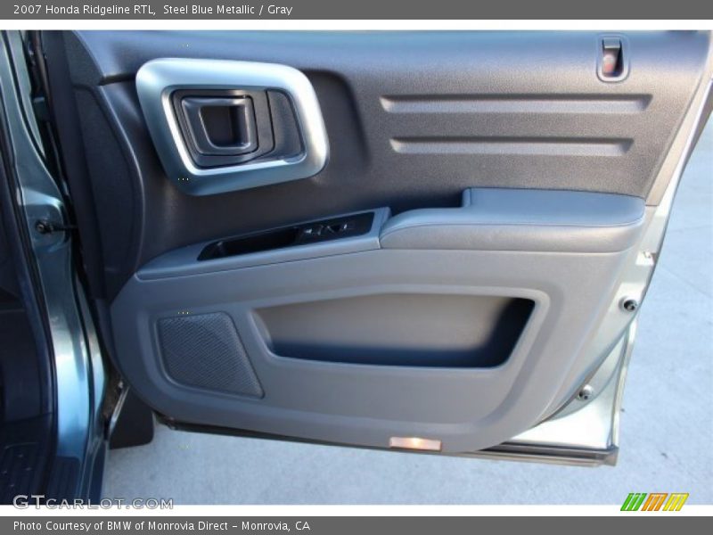 Steel Blue Metallic / Gray 2007 Honda Ridgeline RTL