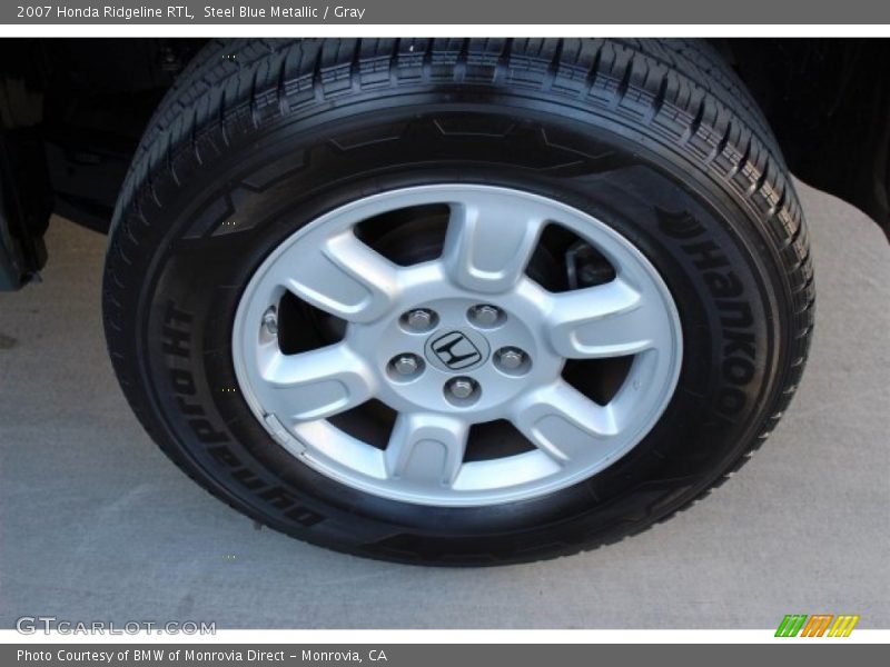 Steel Blue Metallic / Gray 2007 Honda Ridgeline RTL