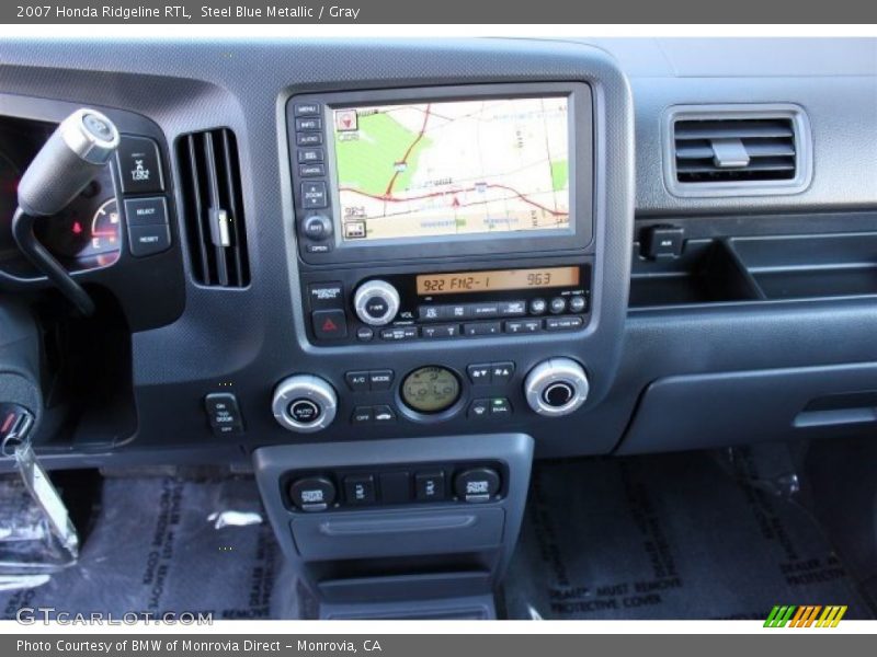 Steel Blue Metallic / Gray 2007 Honda Ridgeline RTL