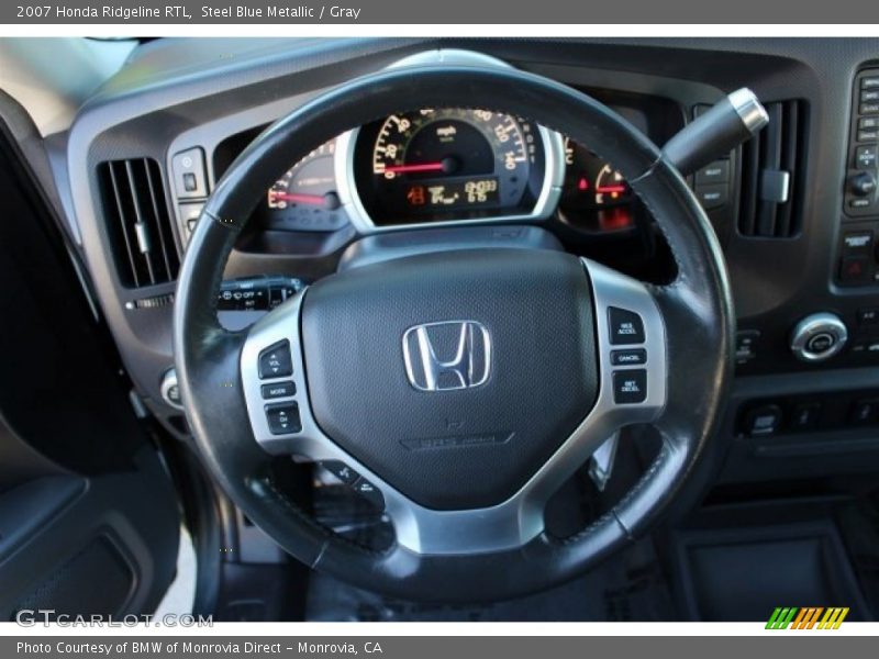 Steel Blue Metallic / Gray 2007 Honda Ridgeline RTL