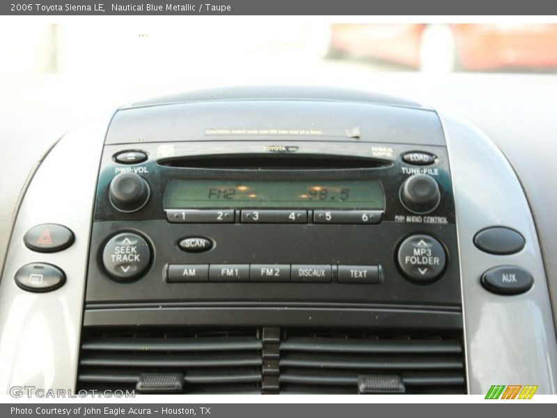 Nautical Blue Metallic / Taupe 2006 Toyota Sienna LE