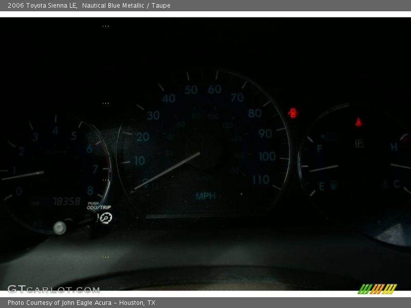 Nautical Blue Metallic / Taupe 2006 Toyota Sienna LE