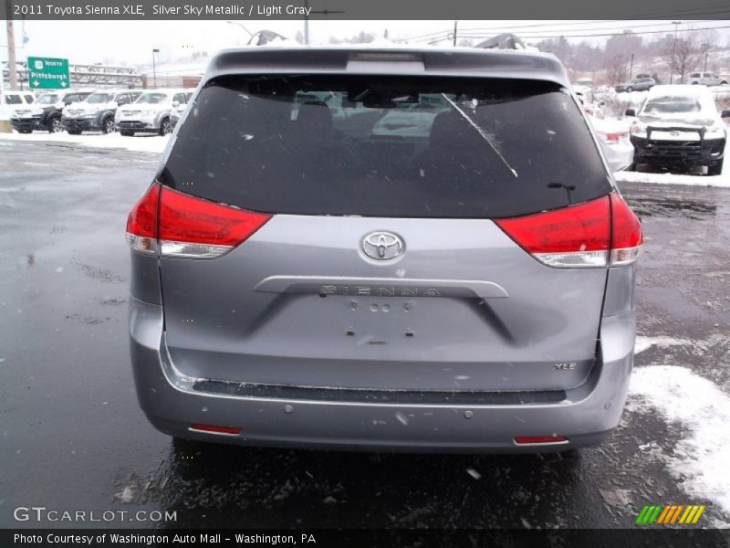 Silver Sky Metallic / Light Gray 2011 Toyota Sienna XLE