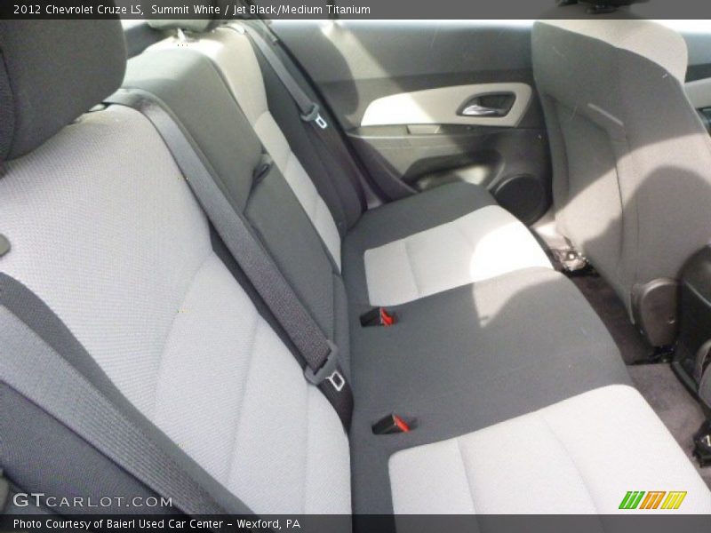 Summit White / Jet Black/Medium Titanium 2012 Chevrolet Cruze LS