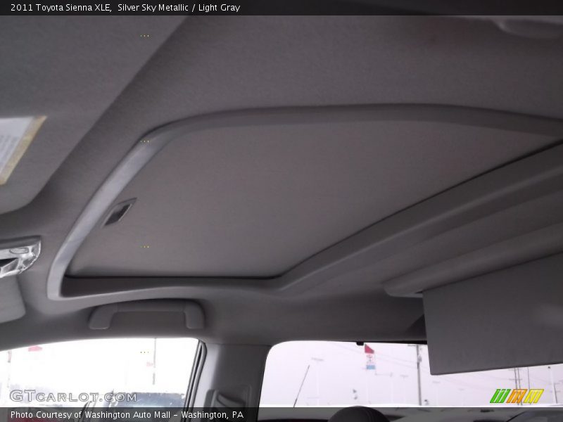 Silver Sky Metallic / Light Gray 2011 Toyota Sienna XLE
