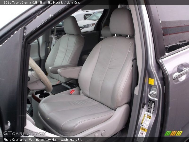 Silver Sky Metallic / Light Gray 2011 Toyota Sienna XLE