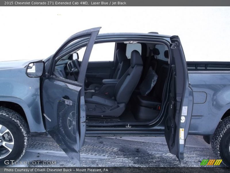 Laser Blue / Jet Black 2015 Chevrolet Colorado Z71 Extended Cab 4WD