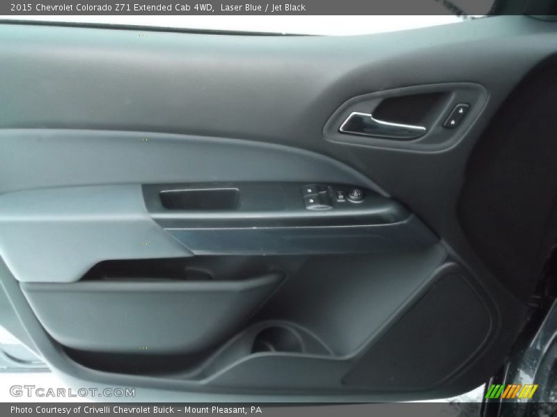 Laser Blue / Jet Black 2015 Chevrolet Colorado Z71 Extended Cab 4WD