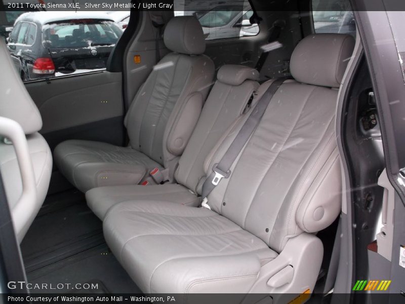 Silver Sky Metallic / Light Gray 2011 Toyota Sienna XLE
