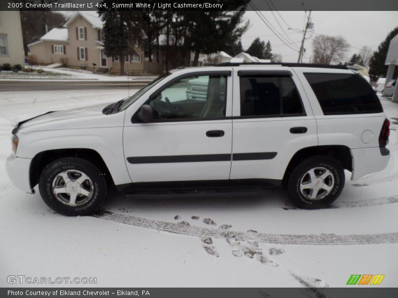 Summit White / Light Cashmere/Ebony 2005 Chevrolet TrailBlazer LS 4x4