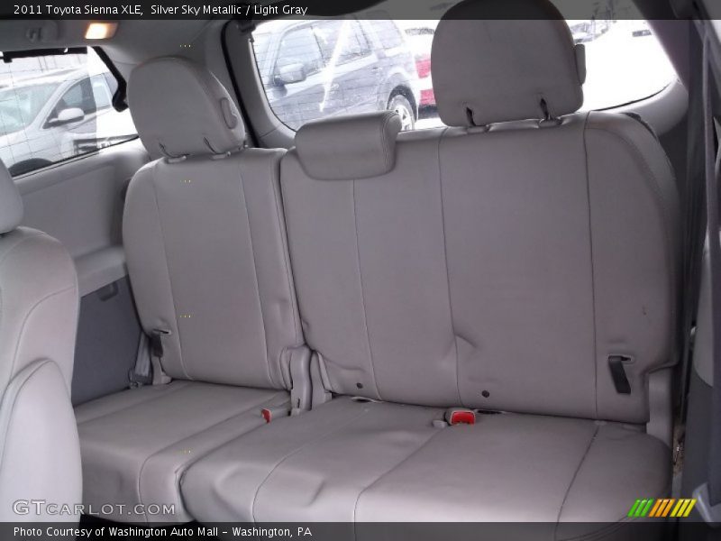 Silver Sky Metallic / Light Gray 2011 Toyota Sienna XLE