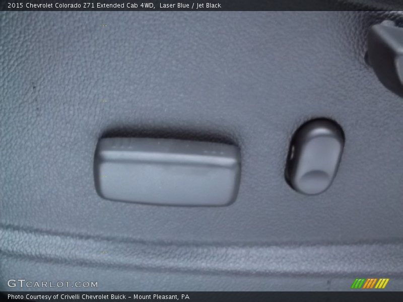 Laser Blue / Jet Black 2015 Chevrolet Colorado Z71 Extended Cab 4WD