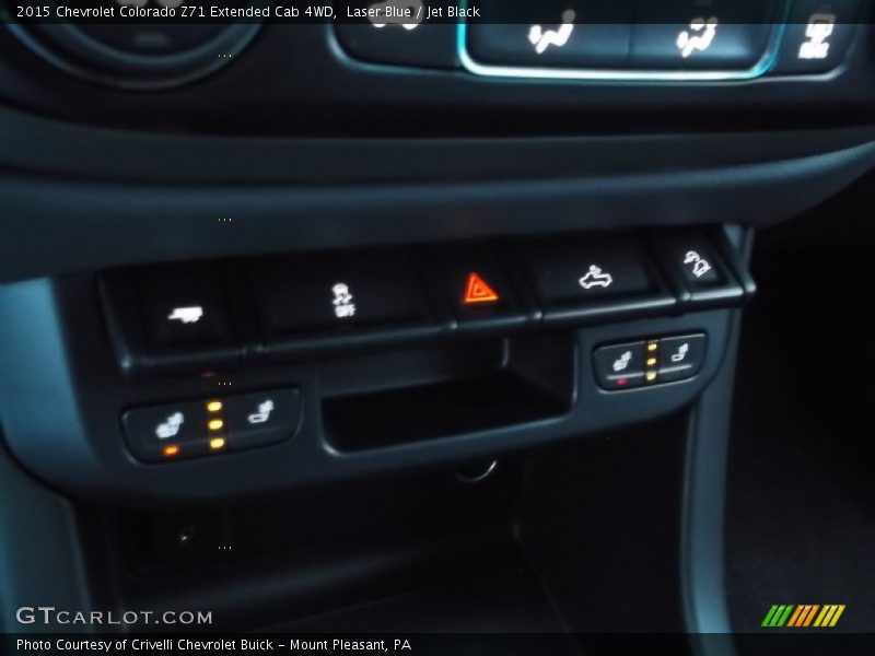 Laser Blue / Jet Black 2015 Chevrolet Colorado Z71 Extended Cab 4WD