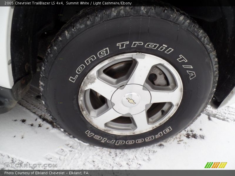 Summit White / Light Cashmere/Ebony 2005 Chevrolet TrailBlazer LS 4x4