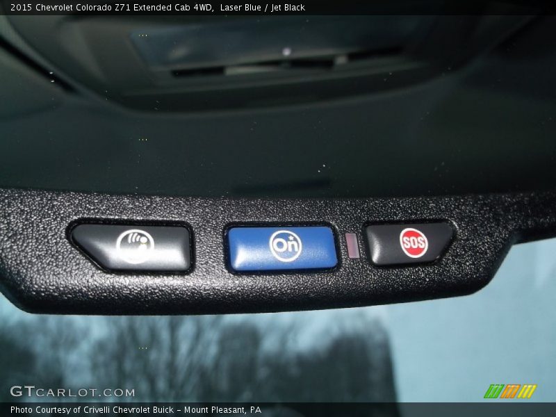 Laser Blue / Jet Black 2015 Chevrolet Colorado Z71 Extended Cab 4WD