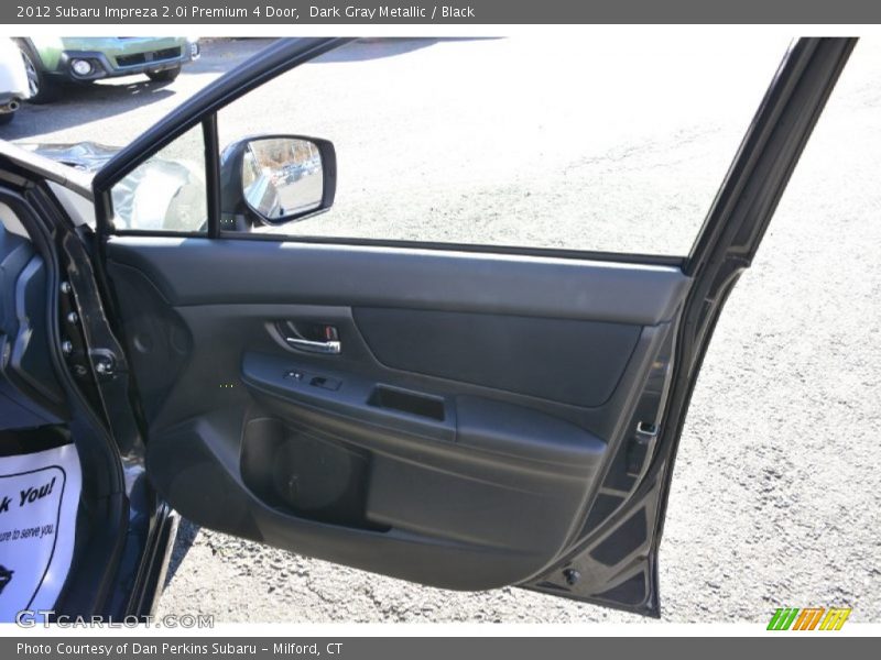 Dark Gray Metallic / Black 2012 Subaru Impreza 2.0i Premium 4 Door
