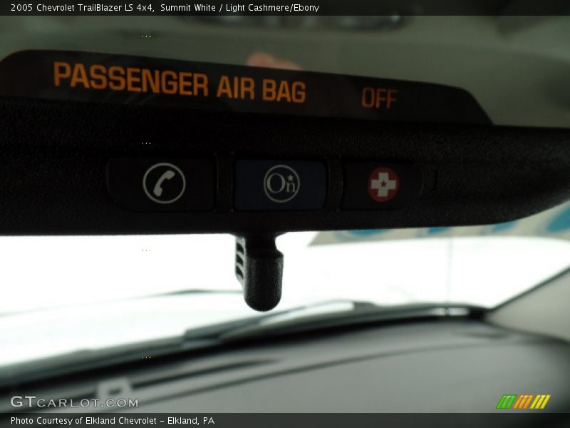 Summit White / Light Cashmere/Ebony 2005 Chevrolet TrailBlazer LS 4x4