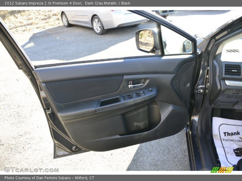 Dark Gray Metallic / Black 2012 Subaru Impreza 2.0i Premium 4 Door