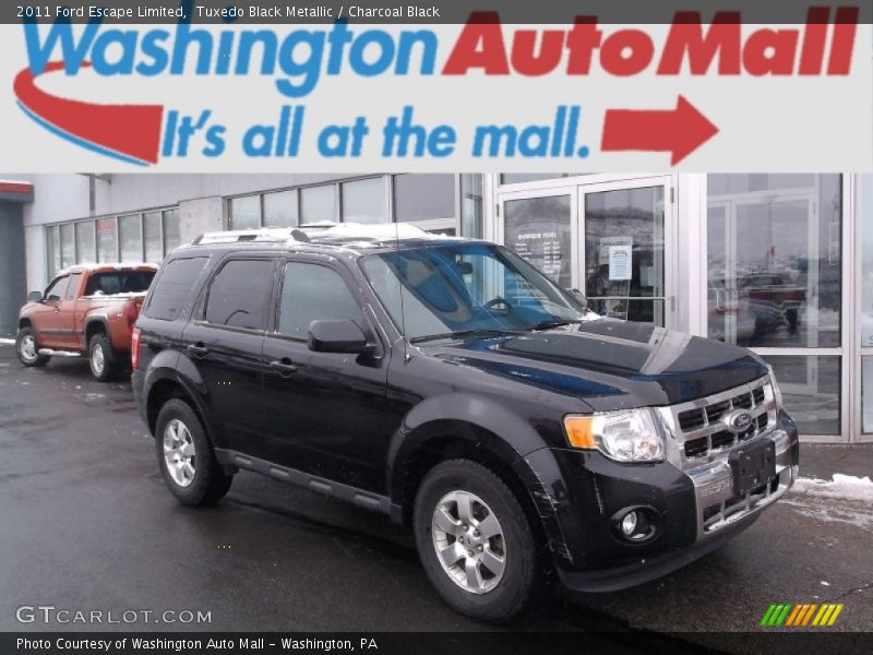 Tuxedo Black Metallic / Charcoal Black 2011 Ford Escape Limited