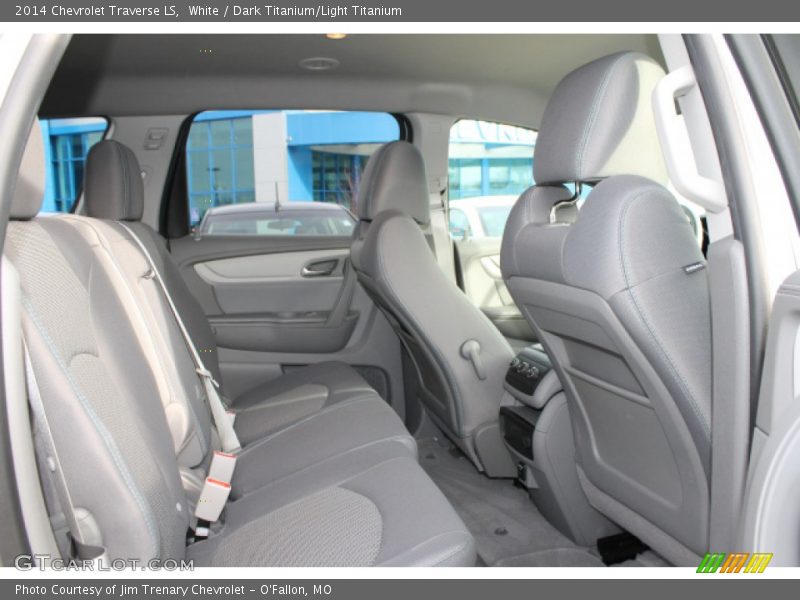 White / Dark Titanium/Light Titanium 2014 Chevrolet Traverse LS