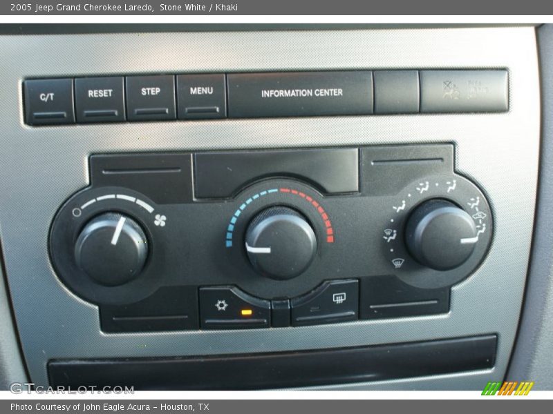Stone White / Khaki 2005 Jeep Grand Cherokee Laredo