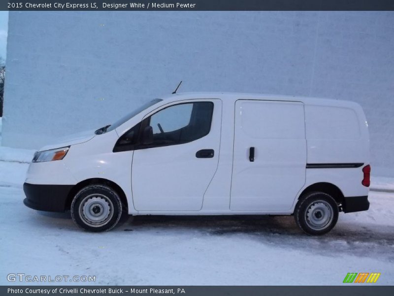 Designer White / Medium Pewter 2015 Chevrolet City Express LS