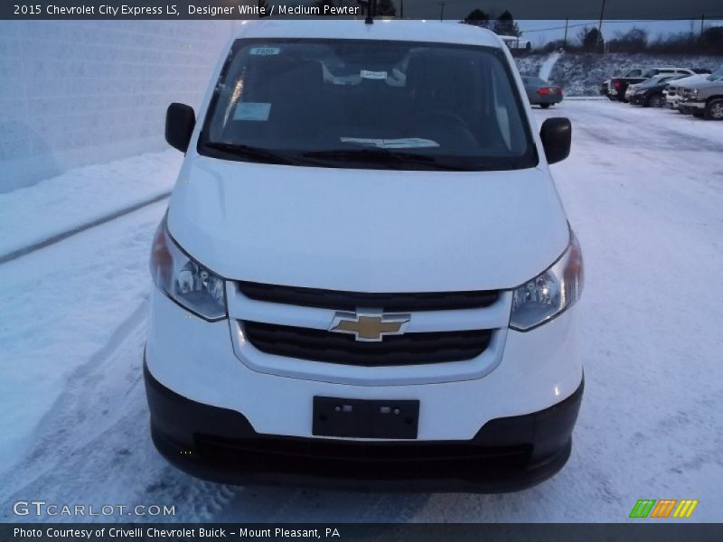 Designer White / Medium Pewter 2015 Chevrolet City Express LS