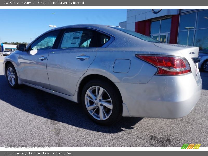 Brilliant Silver / Charcoal 2015 Nissan Altima 2.5 SV
